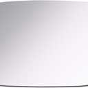 ReYee Right Side Mirror Glass fit for 2002 2003 2004 2005 2006 Toyota Camry Sedan Passenger Side Mirror Glass Replacement No Backing Plate Convex Including Adhesive(Japan Built)