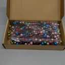 HOHOTIME 24 Pack Artificial Berry Stems Branches, Christmas Faux Holly Colorful Berries Branches Ornaments for Christmas Tree Wreath DIY Craft Decorations Holiday Home Decor(Colorful) (Mixed Colors)