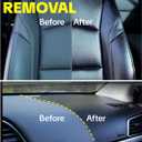 Car Interior Cleaner Spray, Multipurpose Leather Seat Cleaner Upholstery Car Cleaning Kit Auto Dashboard Vinyl Detailing Supplies Kit,Peach Scent