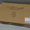 12"x16" Clear Acrylic Serving Tray with Golden Handles, Sturdy Huge Capacity Acrylic Tray for Coffee, Juice, Kitchen and Desk Organizer, Storage Tray (12"x16")