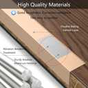 2pcs 48" Gold Metal Corner Protectors, Aluminum Self Adhesive Corner Guards, Metal Wall Edge Protector Strip, Furniture Corner Protectors, Edge Trim for Cabinets and Kitchen Islands(0.8"x0.8")