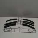 Nature Smile No Shoulder Bump Multiple Sweater Coat Clothes Hangers, Multi Layers Space Saving T Shirt Blouse Rack, (2 Pack Black Color)