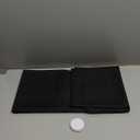 5 Extra Large Cotton Plain Bandanas 27 x 27 Inches - Party and Decoration - Bulk (Black)