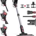 XenonLab Cordless Vacuum Cleaner, 45KPA Stick Vacuum Cleaners for Home with Up to 45 Mins Runtime, 6in1 Rechargeable Lightweight Vacuum with Powerful Suction for Carpets, Pet Hair, Hardwood Floors