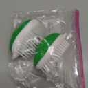 2 Pcs Vegetable Brush Scrubber - 2.3 x 3.9 Potato Brush Scrubber for Food with Ergonomic Design, Crack-Resistant Frame, Soft & Stiff Bristles for Effective Cleaning - Versatile for Mushrooms, Apples