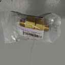 2 Pack Brass Pipe Fittings, 1/2" NPT Female to 3/8" NPT Male Reducer Adapter, Solid Brass Pipe Extension Connectors, Thread inner diameter from 3/4 inch to 5/8 inch outer diameter