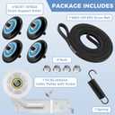 DC97-16782A Dryer Parts Fit for Samsung Dryer Roller Replacement kit DV45H7000EW/A2 DV42H5000EW/A3 Includes DC97-16782A Dryer Roller 6602-001655 Dryer Belt DC93-00634A Idler Pulley