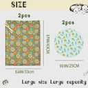 2 Pack Reusable Bread Bags and 2 Pack Bowl Cover with TPU lining,Sourdough Bags with Bread Proofing Cover for Storage and Sourdough Proofing