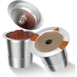 Reusable K Cups and Coffee Pods for Keurig 1.0 & 2.0 Coffee Maker Stainless Steel Coffee Filter(2 Pack)