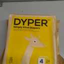 DYPER Baby Diapers Size 4 (24 Count)  Plant-Based, Hypoallergenic, Fragrance-Free & Ultra Absorbent Disposable Diapers for Day and Overnight Skin Protection, Single Pack Size 4 Diapers