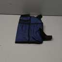 Walker Bag Basket with Cup Holder for Folding Walker Accessories for Seniors Elderly, Handicap, Foldable & Water Resistant Walker Storage Bags with Big Capacity - Dark Blue