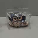 Swing Owl Hanging Planters for Indoor Plants, Cute Small Succulent Pots with Drainage Hole, Unique Resin Plant Hangers Outdoor, Hanging Plant Holder for String Of Pearls, Gift Ideas for Mother, Blue