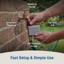 Orbit B-hyve Smart Hose Watering Timer with Wi-Fi Hub - One Outlet Timer for Lawn & Garden - App Controlled Wi-Fi System - Adjustable Watering Schedule - 21004