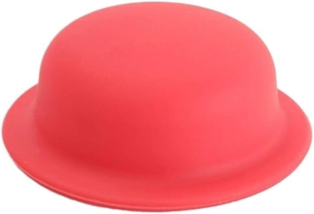 Heat Resistant Silicone Pan Lids Hat Kitchen Handle Holder Oven Mitts Cookware Holders Cover Replacement Pot Handle (Color : RDA)