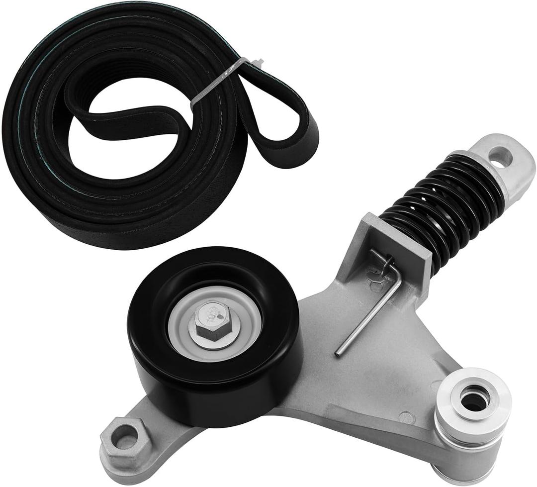 Belt Tensioner & Serpentine Belt Kit for 2.4L Toyota Camry 2007-09, Corolla 2009-12, Matrix 2009-13, RAV4 2006-08, Pontiac Vibe 2009-10, Scion XB 2012-2015, Replace# 38453+7PK1905
