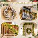 24 Pcs Christmas Bows for Tree, Light Brown Velvet Ribbon Bow for Christmas Tree, Pre-Tied Vintage Xmas Bows for Xmas Trees Wreaths Gifts Wedding Indoor Outdoor Decorations, 5 x 7 Inch (Camel)