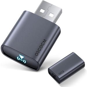 Wireless CarPlay Adapter 2026 for iPhone Convert Wired to Wireless Car Play Plug & Play Stable Connection for Cars with Wired Apple CarPlay, USB A (Black)