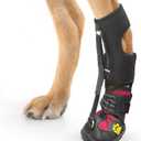 Strap-On Drop Foot Brace (No Knuckling Boot Brace) for Dogs Corrective Dog Shoes to Safely Lift Toes for Foot Issues, Arthritis, and improving Walking gait in Dogs,Patent Pending(L)