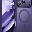 TOCOL for iPhone 17 Pro Case, Compatible with Magsafe Charger, Full Camera Protection, Translucent Matte Phone Case for 17 Pro 6.3 inch (Midnight Purple)