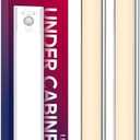 Under Cabinet Lighting, 3200mAh Rechargeable Motion Sensor Light Indoor, LED Battery Operated Cabinet Lights, Dimmable Closet Light, Wireless Under Counter Lights for Kitchen (1pack)