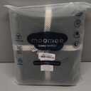 MooMee Bedding Duvet Cover Set 100% Washed Cotton Linen Like Textured Breathable Durable Soft Comfy (Solid Forest Green, Queen 90"x90")