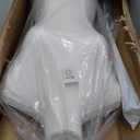 EaseHome Dress Form Mannequin Body, 50”-70”Height Adjustable Female Beige Linen Fabric Manikin Torso,Model Display Body Stand with Detachable Silver Metal Bracket and Rectangular Base