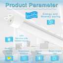 4FT LED Retrofit Kit,Recessed Fluorescent Light Retrofit Super Bright LED Light,Panel Light,Troffer Quick Repair and Retrofit LED Kit,No Professional Tools Required,36w,5000K White Light (4 Pack)