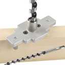 Floating Shelf Bracket Dowel Jig Kit with 1/2" x 9" Drill Bit, Self Centering Straight Hole Drill Guide for Installing Floating Shelf Hidden Bracket 1/2" X 6", 1/2" X 8"