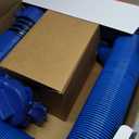 DUMPMAN 20 FT RV Sewer Hose Kit, Sewer Hose for RV Camper - Includes 2 Attachable 10 ft Sewer Hose with Swivel Fitting, 90 Degree Clear View Sewer Adapter, and 4 Storage Caps