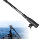 MKA-44 Telescoping Extension Handle Compatible with Minn Kota Transom-Mount Trolling Motors, 24" to 40" Adjustable Steering Handle for Most Hand-Steer Outboard Motors, Tool-Free Quick Install