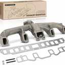 A-Premium Exhaust Manifold Kit W/Gaskets, Studs, Nuts [6Cyl 4.2L] Compatible with Jeep Wrangler 1987-1990, Cherokee 1981-1983, Grand Wagoneer, CJ5, CJ7, J10 & AMC AMX, Concord, Eagle, Pacer, Spirit