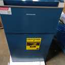Frigidaire Compact Refrigerator with Top Freezer - 2 Door Fridge with 3.2 Cu Ft, Contemporary Series, Blue, 3.1 cu ft