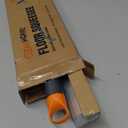 Rubber Floor Squeegee for Concrete Floor, Tile Floor, Metal Aluminium Heavy Duty Garage Shower Floor Squeegee Broom for Removing Water, Commercial Scrubber Mop with Extendable Long Handle (Gray)