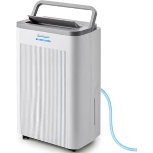 2200 Sq.Ft Dehumidifier,32 Pint Quiet Dehumidifier for Bedroom with HEPA Filter, Dehumidifiers with Drain Hose for Home,Basement,Bathroom,Auto Humidity Control,Continuous Drainage,Child Lock