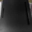 Portable Laptop Desk Fits Up to 16 Laptops, with Tablet Slot, Built-in Cushion, Great for Home & Office,Lap Desk for Laptop,Lap Desk with Cushion (Black, Medium)