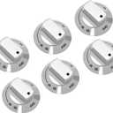 318242275 Range Surface Burner Knob Compatible with electrolux Gas Range 318242275,3513943,AP5809411,PS9495232,EAP9495232,PD00070162(6 pcs)