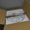 VILUXY Semi-Flush Mount Ceiling Light Fixture with Wood and Off-White Fabric Drum Shade Modern Chandelier for Bedroom, Dining Room, Corridor, Living Room 4-Light