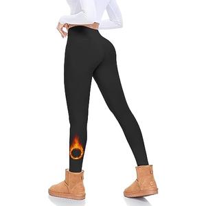 FULLSOFT Fleece Lined Leggings Women High Waisted Tummy Control Workout Winter Thermal Warm Soft Yoga Pants 2XL - 3XL