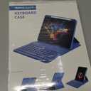 RAYMCRAFT for iPad 11th(A16, 2025)/ 10th Generation Case with Keyboard, 360° Rotatable Case & Detachable Backlit Keyboard, Precision Cutouts and Pen Holder for iPad A16 11''/ 10th 10.9'', Navy Blue