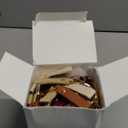 Wavyknot 100 Pcs PU Leather Keychain Blanks Bulk Laser Engraving Blanks Keychain Kit with Key Rings for DIY Key Chains Craft(3.7 x 0.7 Inches,Multicolor)