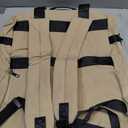 G4Free Small RFlD Crossbody Backpack Convertible Lightweight Mini Sling Bag for Women Men for Travel & Hiking, Khaki, 17.3 x 13 x 5.5 inches