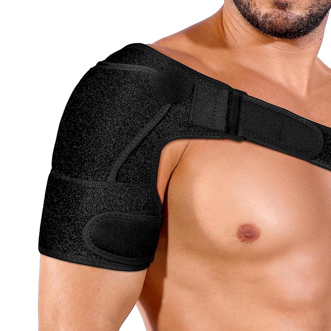 1PCS Shoulder Brace for Men and Women for Torn Rotator Cuff, Arm Sling Shoulder Immobilizer, Shoulders Compression Sleeve and Support For Pain Relief, Adjustable, Suitable for Both Left and Right Arms