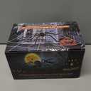 OCATO 200" Halloween Spider Web + 59" Giant Spider Decorations, Fake Spiders with Triangular Huge Spider Web, Indoor/Outdoor/Halloween Decorations/Yard/Home/Costumes Parties/Haunted House Decor, Black