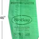 BioBag (USA) The Original Compostable Bag, 33 Gallon, 120 Count, 100% Certified Compostable Trash Bag Liners for Food Waste, Extra Strong and Durable, Trash Bag