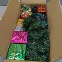 Prextex 23-Inch Mini Christmas Tree with Lights- Small Holiday Tree with Ornaments, Star Topper, and Gift Boxes- Easy Setup Table Decorations for Home, Office, and Indoor Festive Displays (Green)