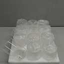 12Pcs Glass Cylinder Vase for Centerpieces 5 Inch Clear Flower Vases Bulk, Glass Hurricane Candle Holder Small Floral Vases for Table, Floating Candle Vase for Wedding Home Dcor