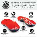 SOLE Active Medium Insoles - Custom Moldable Orthotic Support for Any Arch Type, Plantar Fasciitis Relief - M9.5-10 W11.5-12