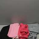 Resinta 4 Pack Toddler Girls Sweatpants Girls Athletic Jogger Pants with Drawstring Pockets Kids Casual Pull On Pants (5-6 Years, Black, Light Grey, Pink, Hot Pink)