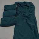 Armless Chair Cover, St Chair Cover, Soft Slip with Band, Stylish Peacock Blue for Dining Room Li Room Wedding's, Pack of 