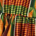 Noubeau Kids Toddler Girls African Dashiki Dress Little Girls Backless Halter Dress Ethnic Bohemia Style Summer Clothes (4-5T, Yellow)